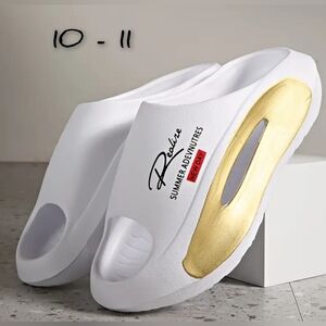 Open toe athletic slip-on sandals, 10 - 11, SOLD OUT, but more can be ordered